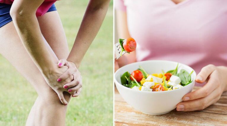 zeleninový salát na artritidu kolene